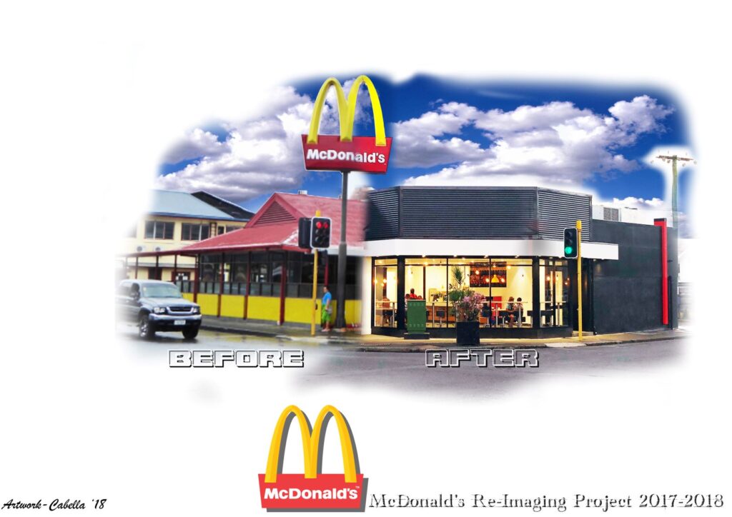 Macdonalds then now for website